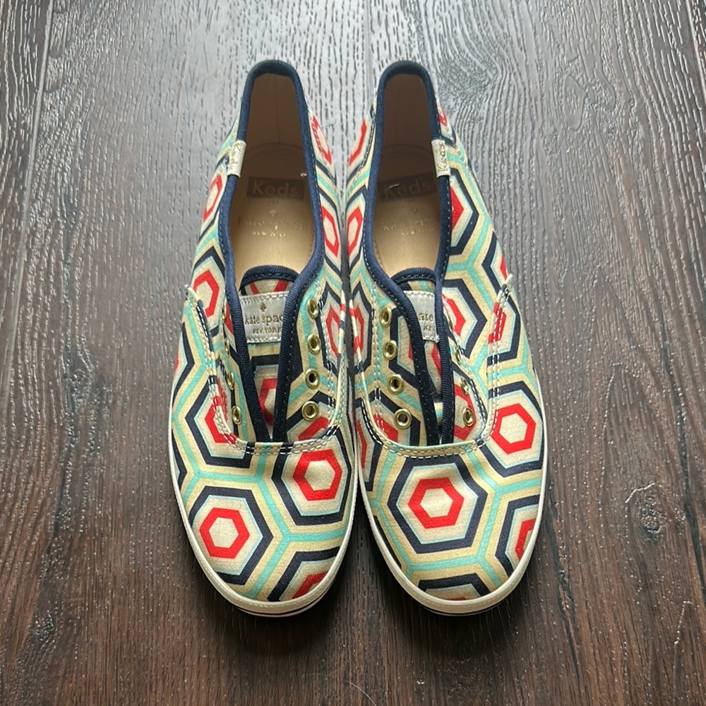 Keds Kate Spade Geometric Patterned Sneakers